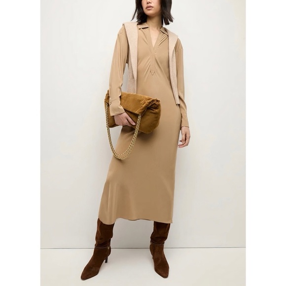 NWT Veronica Beard Midi Long-Sleeve Liberty Shirt Dress - Picture 4 of 7